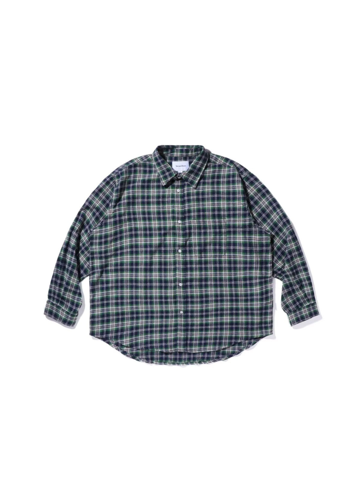 Plaid Loose Long-sleeved Shirt