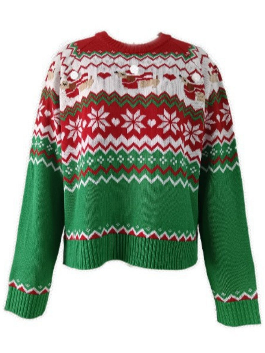 Christmas Patterns Headgear Christmas Tree Sweaters