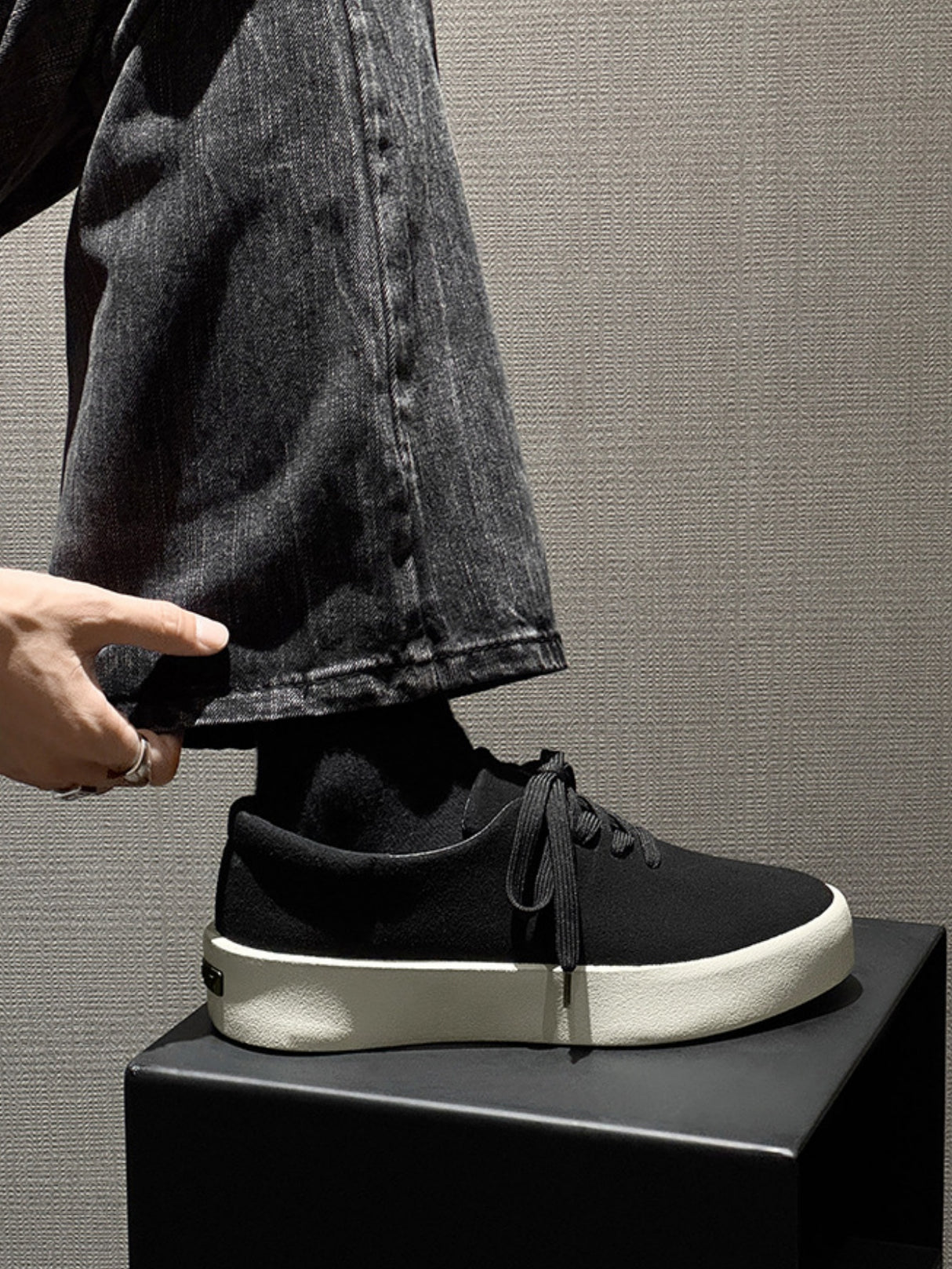 Suede Platform Sneakers