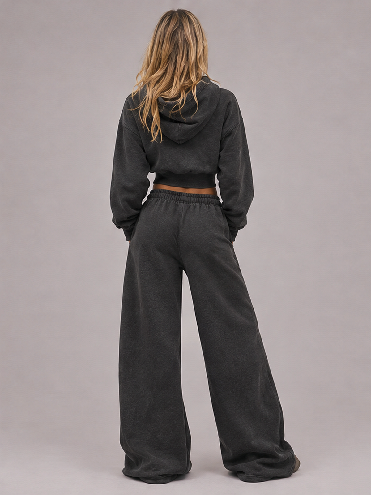 Sports Suit Women's Fashion Casual Sports Suit Straight Leg Pants Hoodie