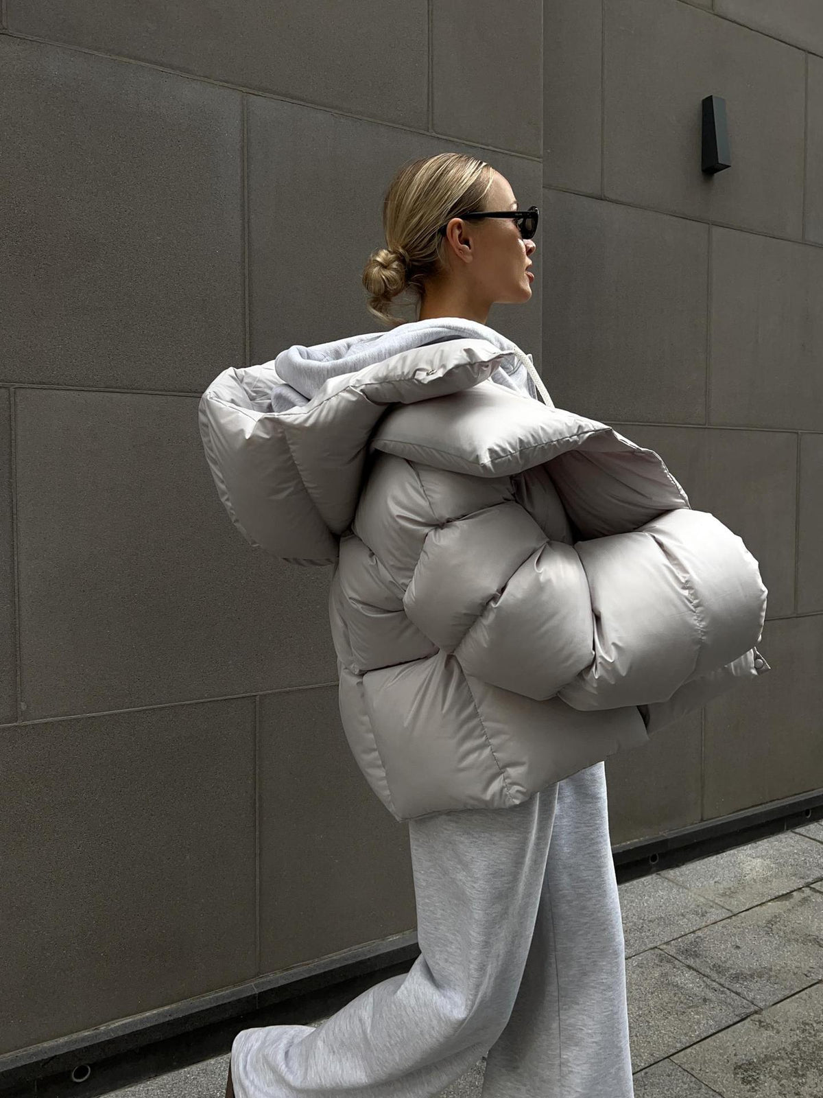 Trendy Puffer Jacket/Padded Coat - Street Style Short Hooded Puffer Jacket