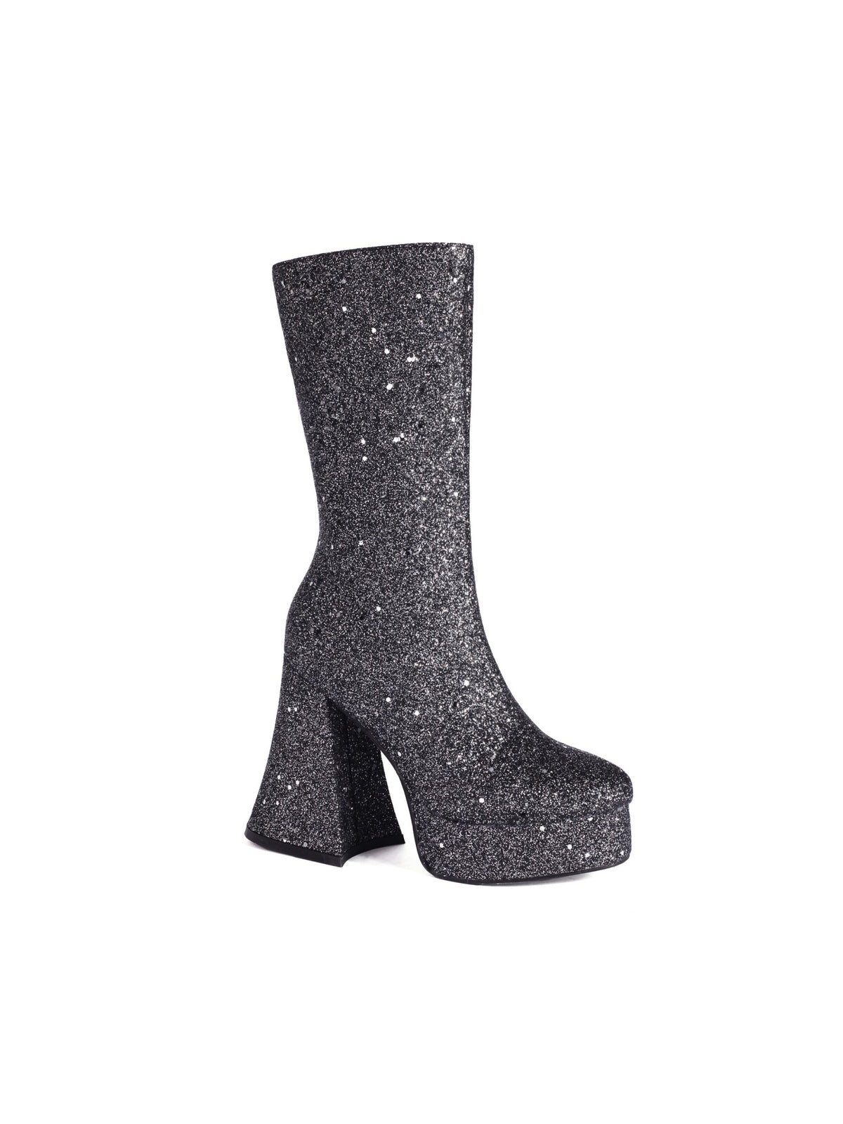 Sequined Platform High-heeled Fashion Mid-calf Boots