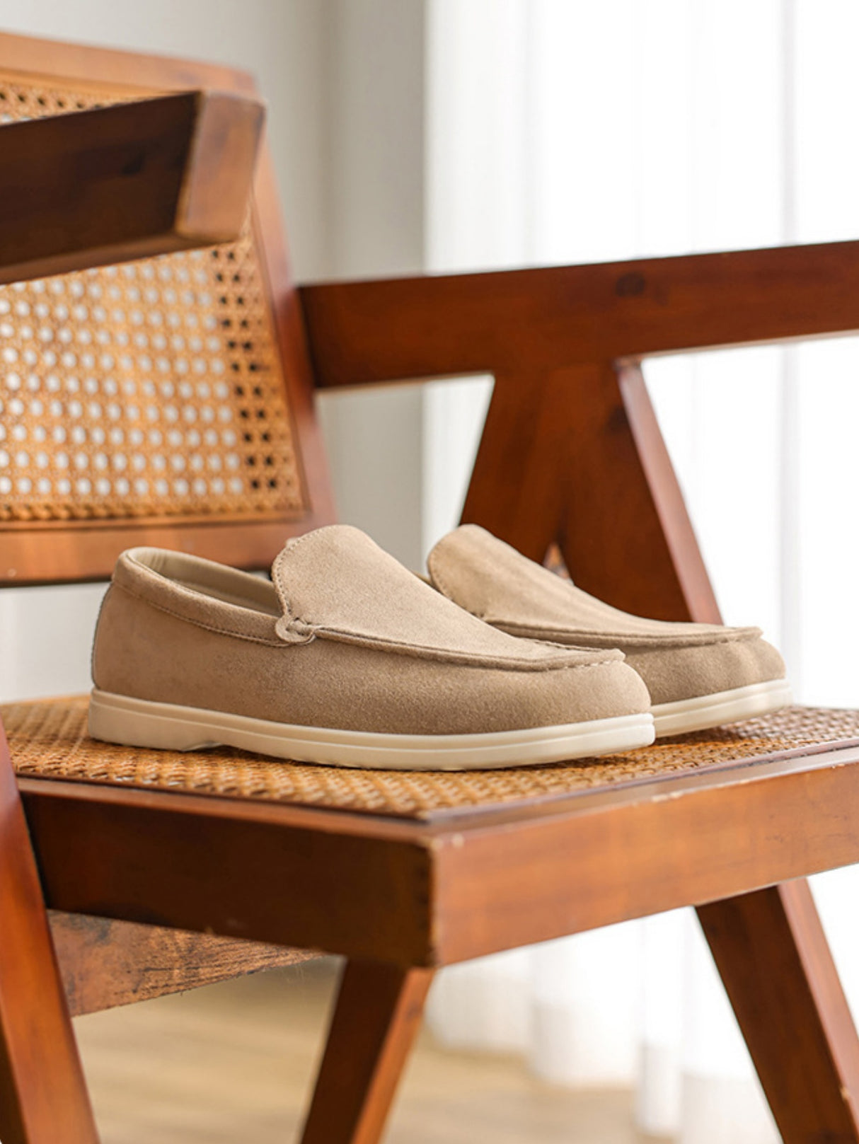 Suede Slip-on Loafers