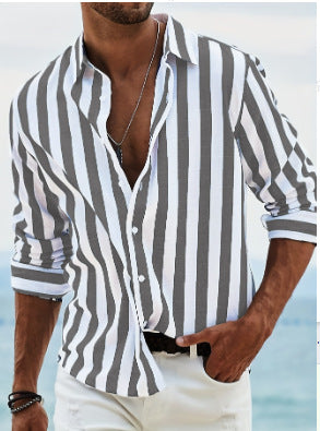 Stripes Leisure Shirts