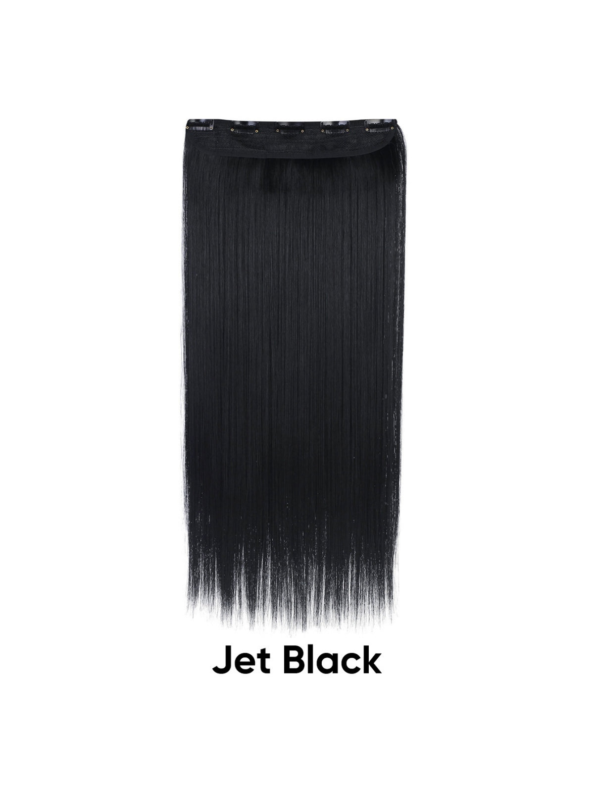Seamless, Invisible, One-piece Long Straight Wig With Fluffy Hair