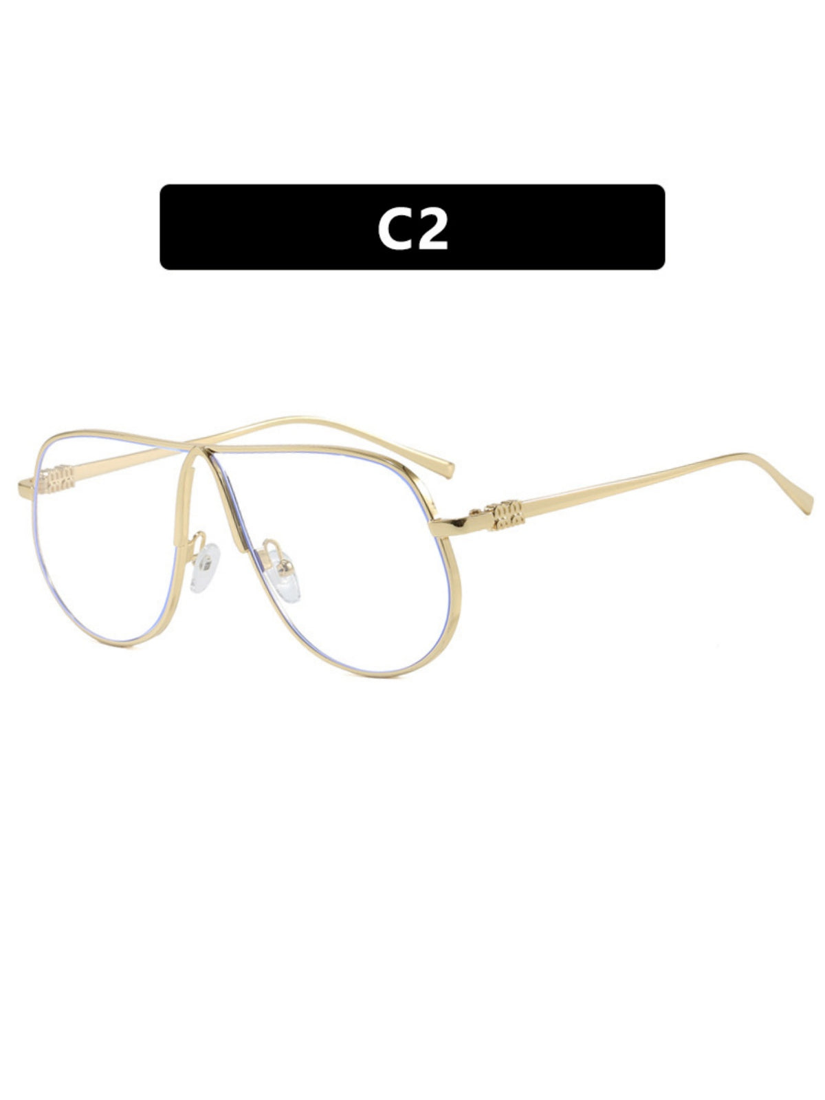 Full-rimmed Aviator Sunglasses