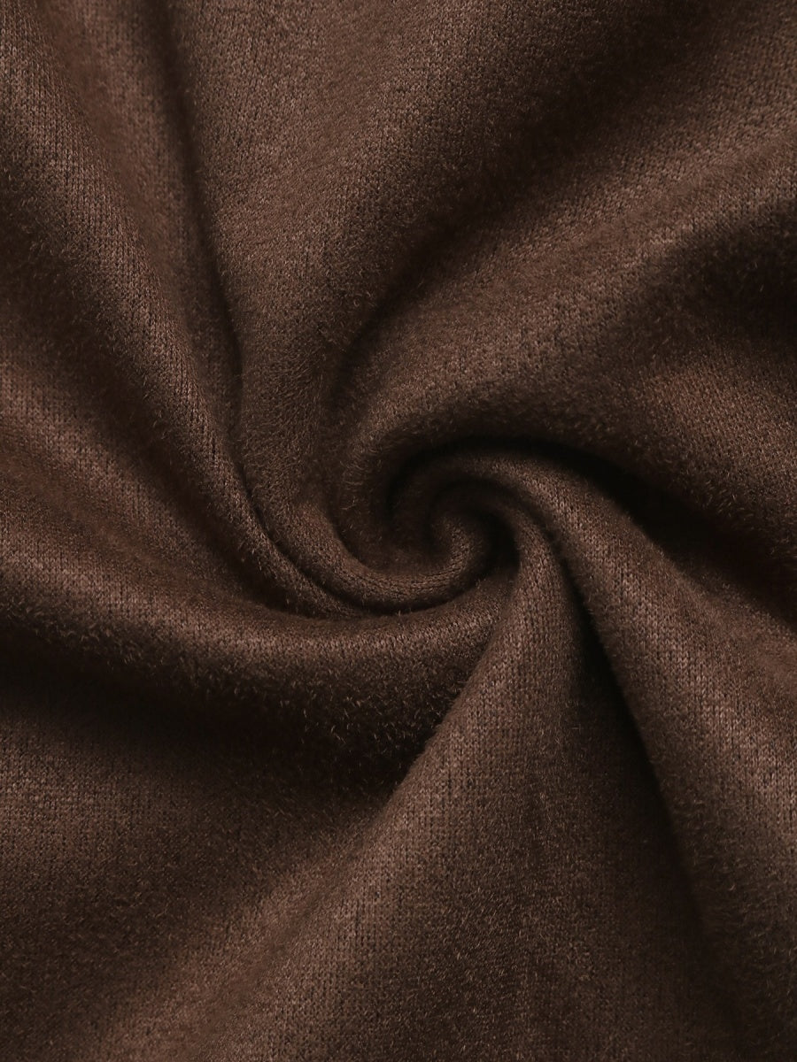 Zipper Pocket Solid Color Jackets