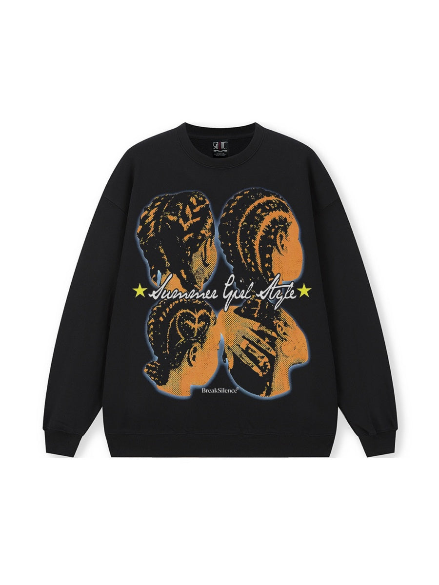 American Street Printed Sweatshirts&Hoodies