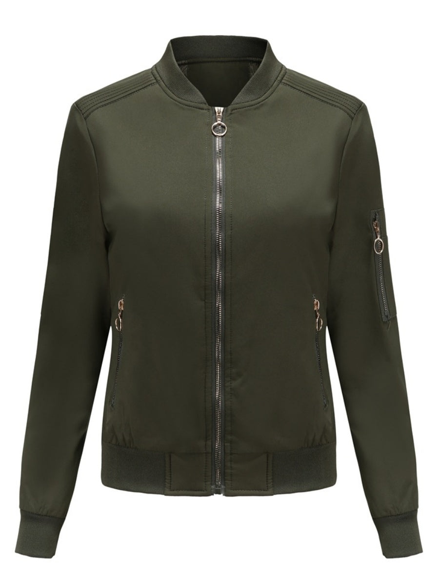 Leisure Thin Cotton Three-dimensional Decoration Jackets