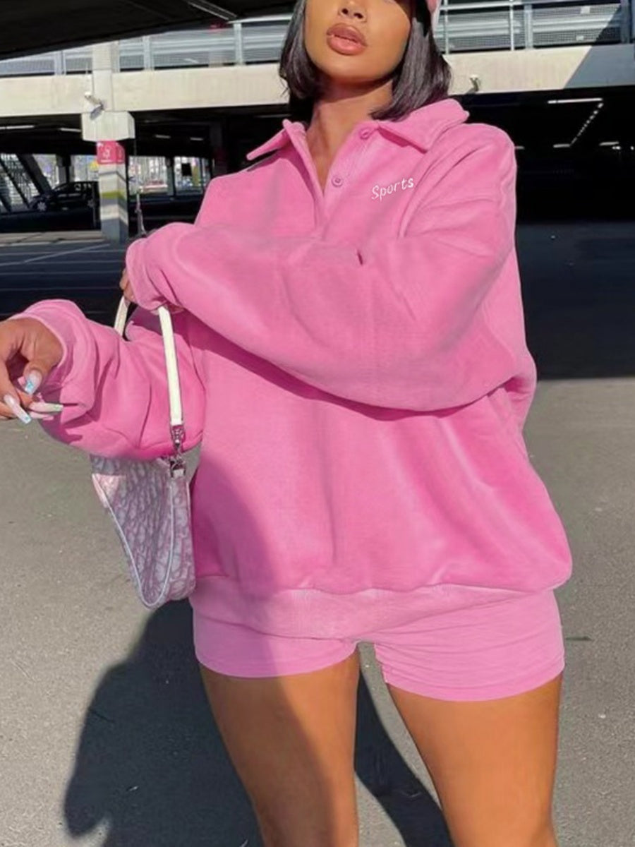 Liber Women's Autumn Printed Two-piece Suit