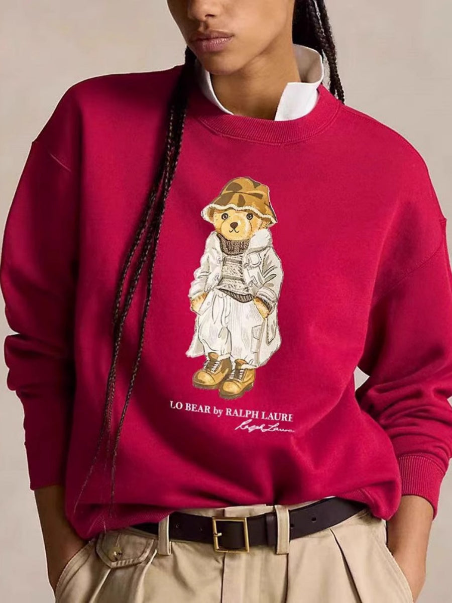 Bear Crew Neck Sweatshirts