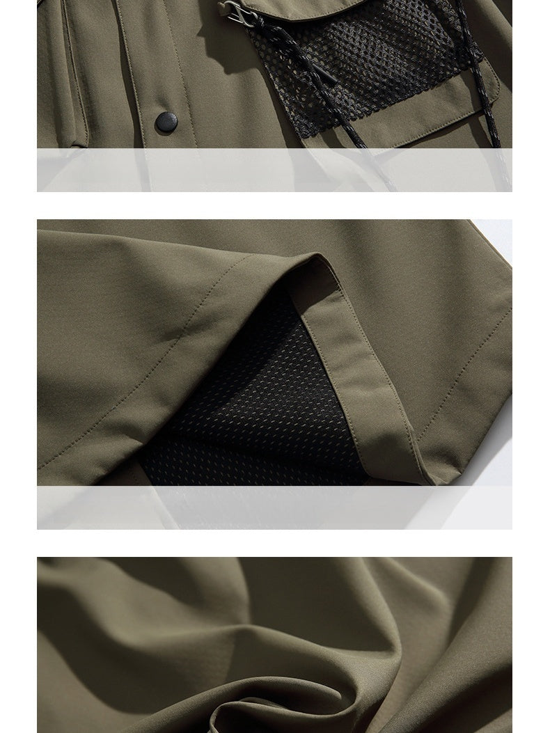 Large Pockets Water Proof Windproof Outdoor Functional Style Shirts