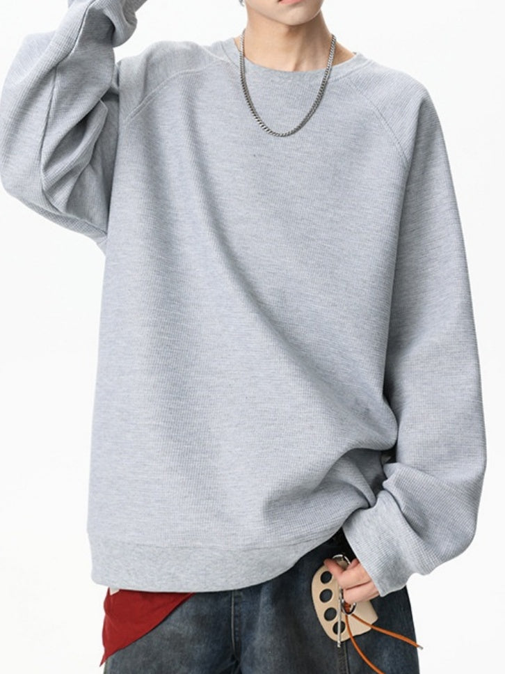 Liber Autumn Neutral wear Splicing Solid Color Sweatshirts&Hoodies