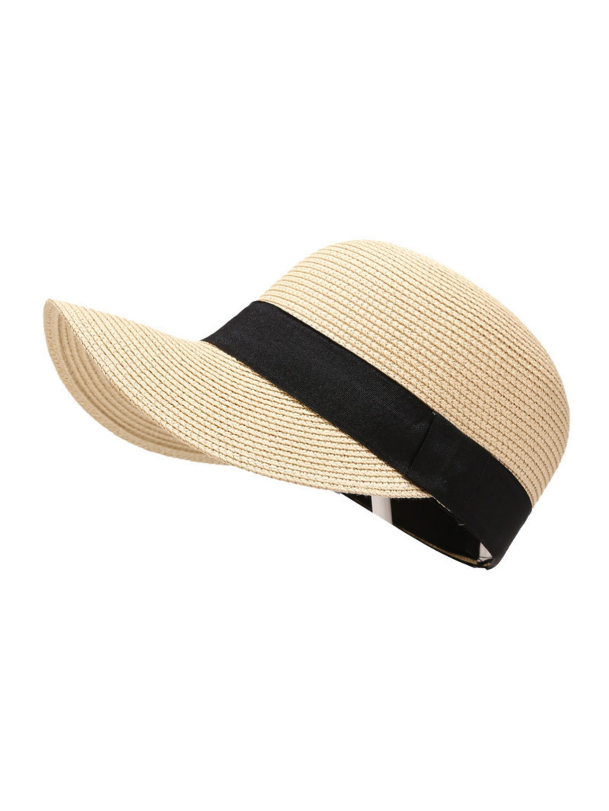 Straw-woven Long Duckbill Cap