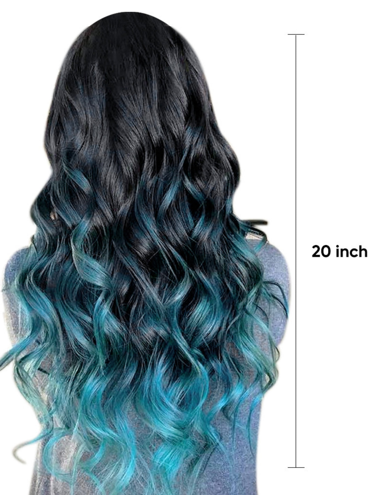 One-piece Five-piece Hair Extension Long Curly Wavy Wig
