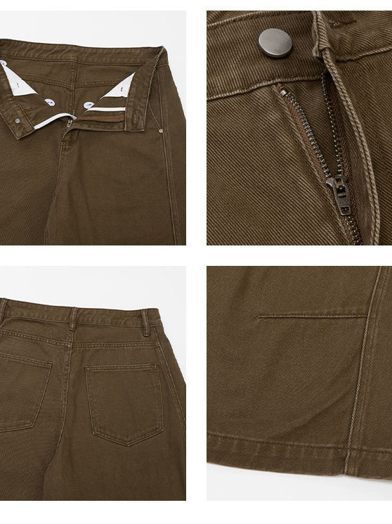 Loose-fit Wide-leg 7 Points Shorts