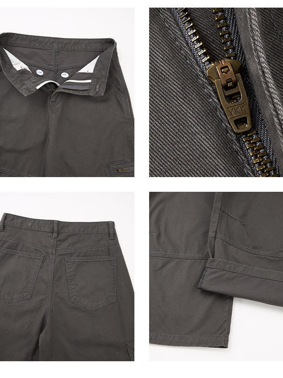 Distressed Machete Baggy Cargo Trousers