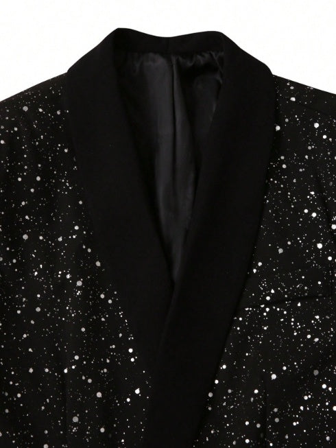 Shiny Banquet Handsome Suit 2-piece Sets Set