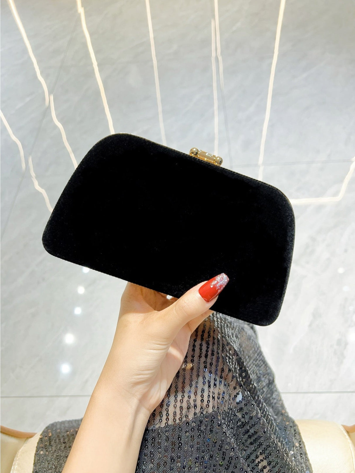 Liber Four Seasons ACC Metal Leaf Box Bag