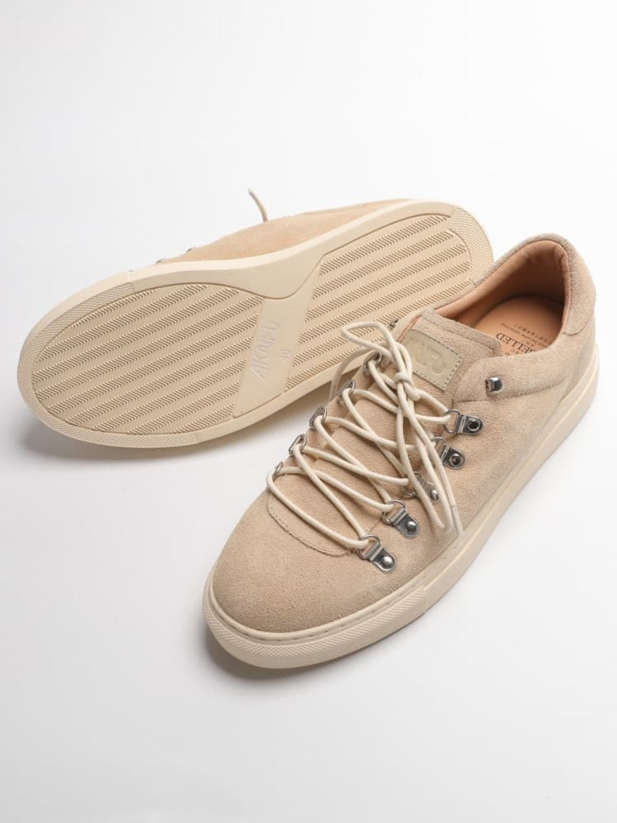 AKAIFU Classic Retro Low-top Calfskin Casual Sports Flat Trendy Sneakers, Men's And Women's Style