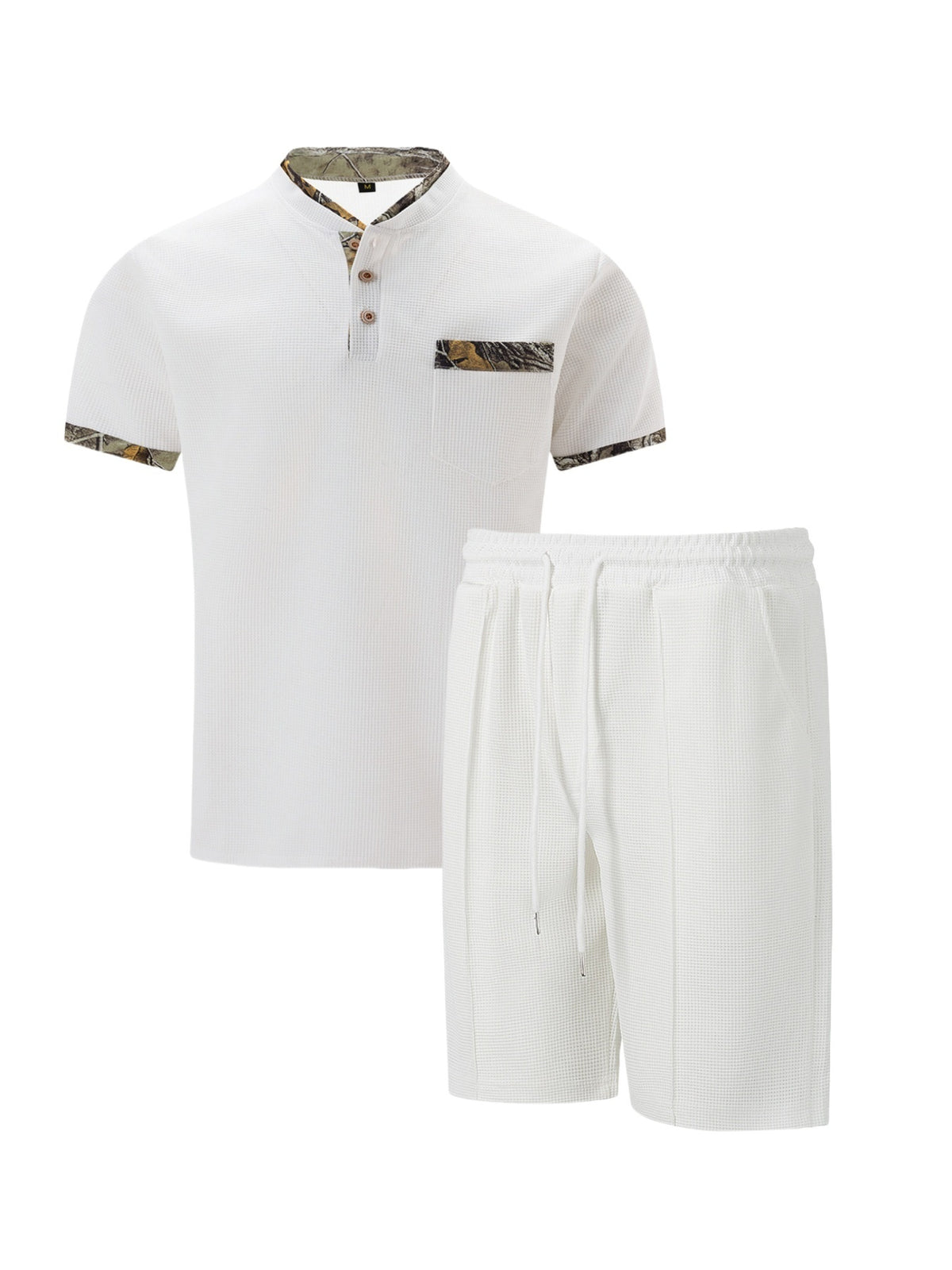Solid Color Leisure 2-piece Sets Set