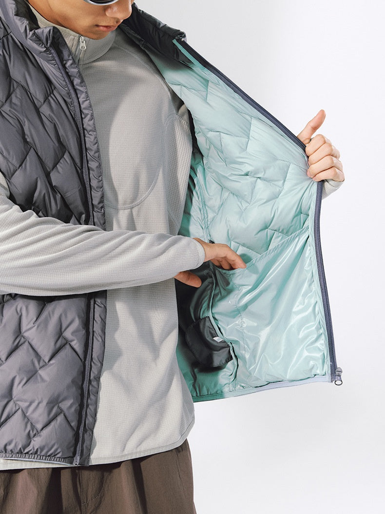 Dandelion Lightweight Storage 90 Velvet Keep Warm Vest Jacket Down Vest