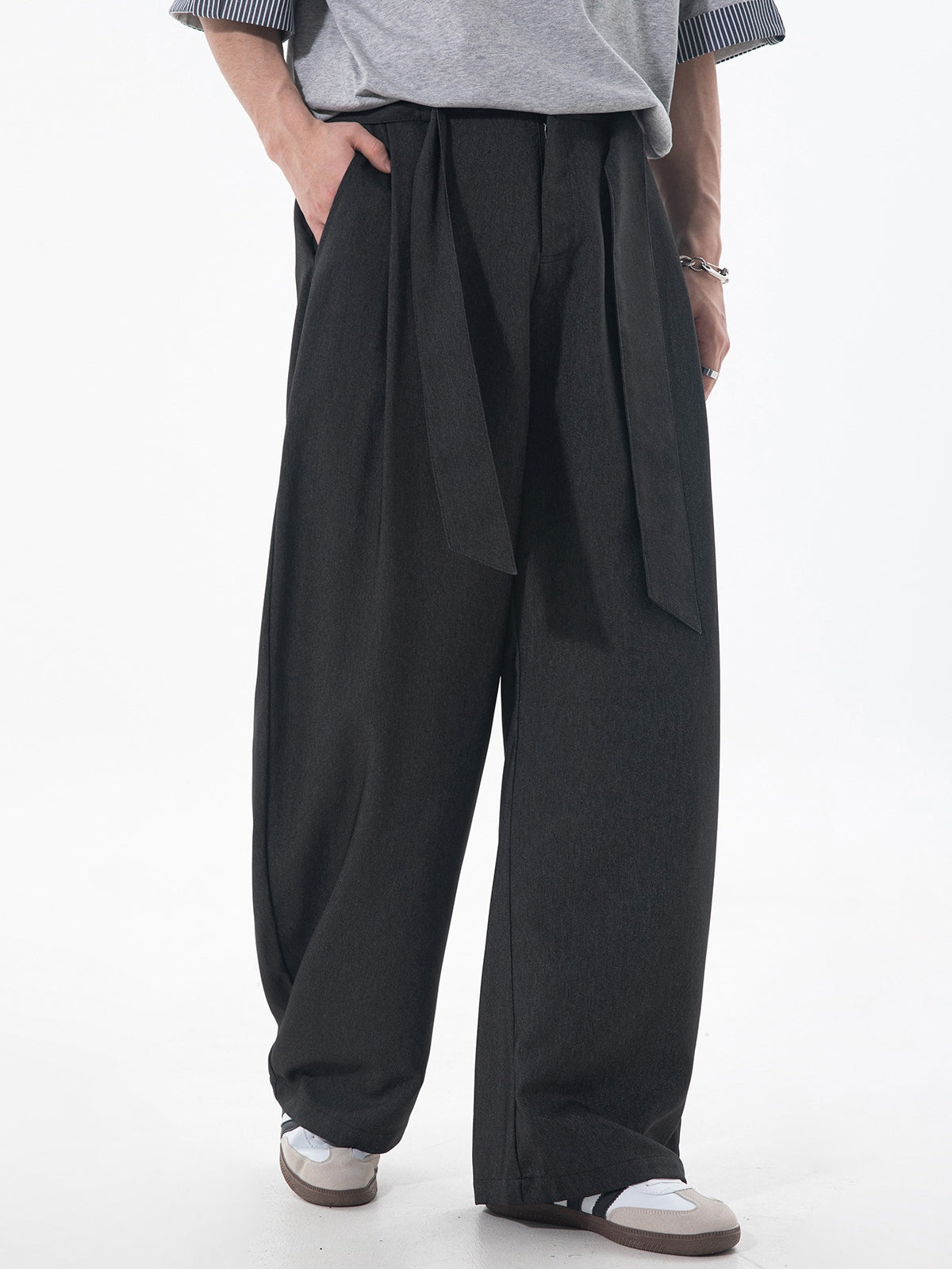 Imitation Denim CleanFit Machete Loose-fit Pants