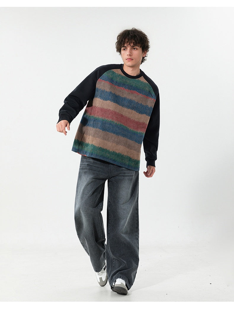 Liber Autumn Men's Stripes T-shirts