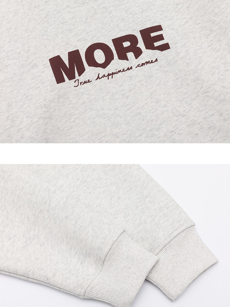 Letter Print Hooded Sweatshirts&Hoodies