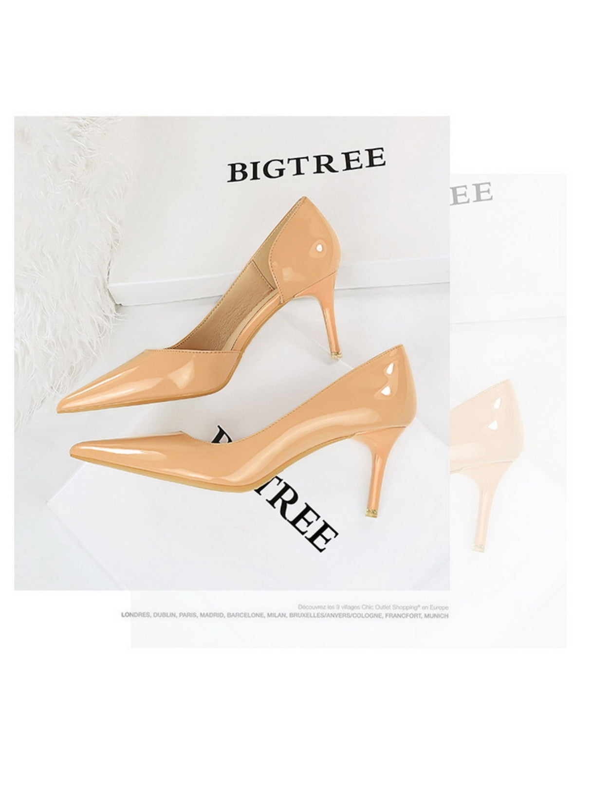 Liber Spring and Autumn hollow ladies high heels