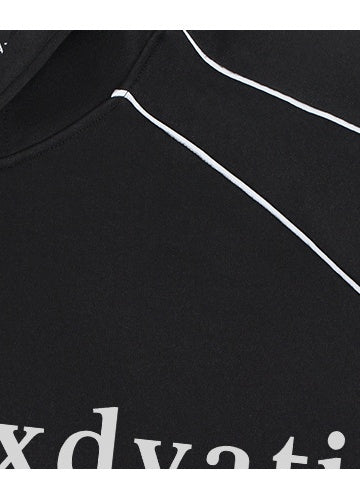 Liber Autumn Neutral wear Printed Letter Sweatshirts&Hoodies