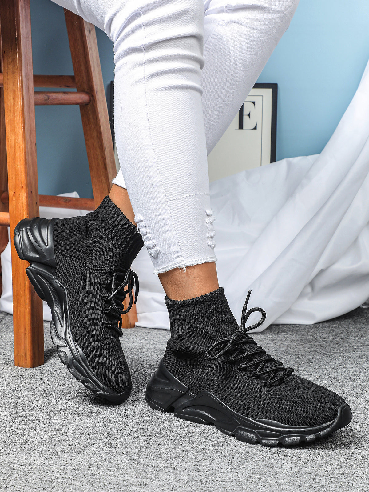 High-top Platform Women's Casual Sneakers