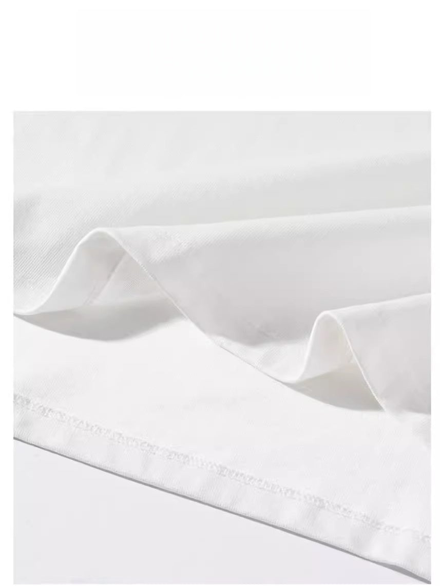 Crew Neck Inner Wear Loose Solid Color Long-sleeved T-shirt