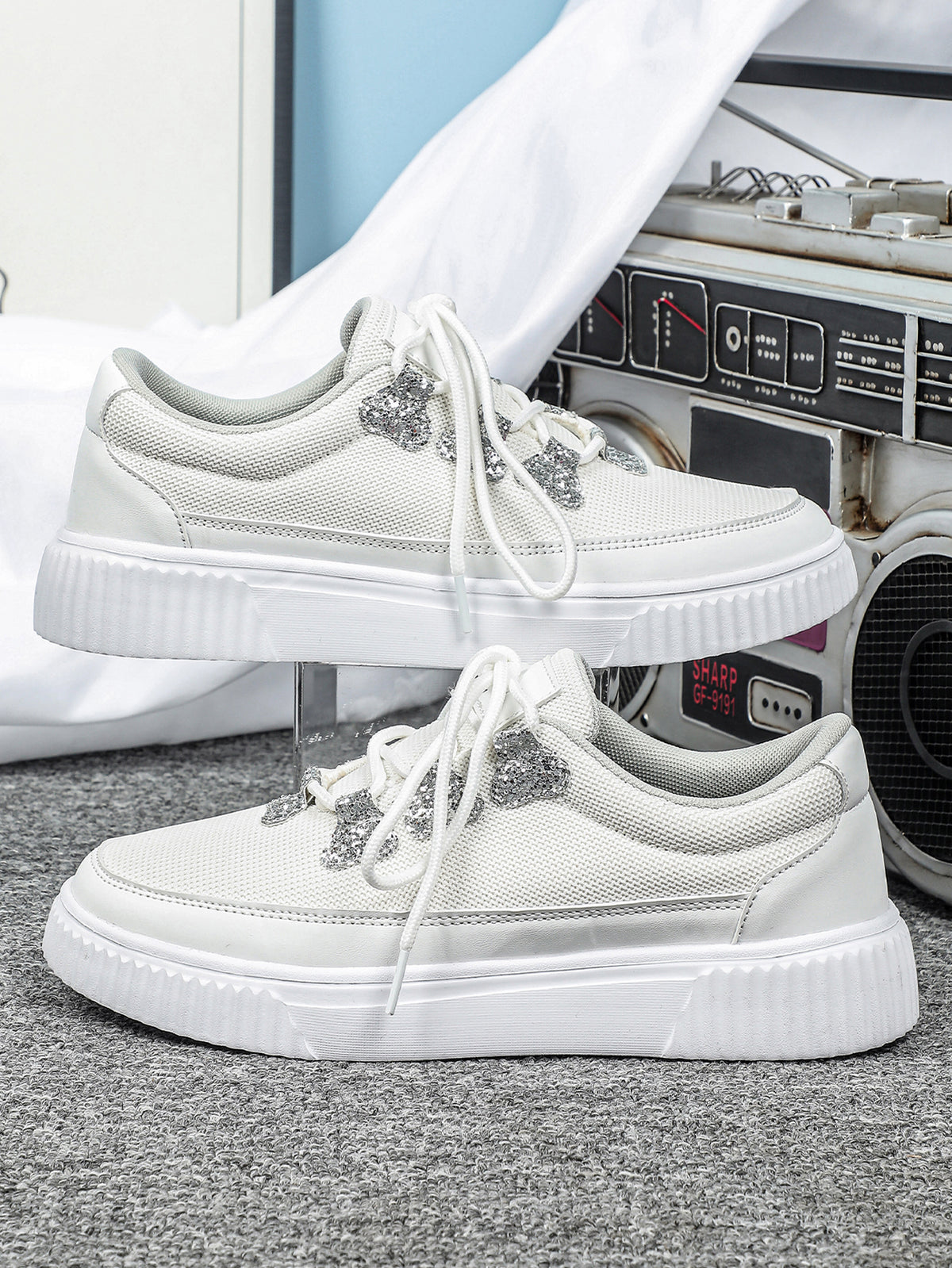 Glitter Unisex Casual Sneakers