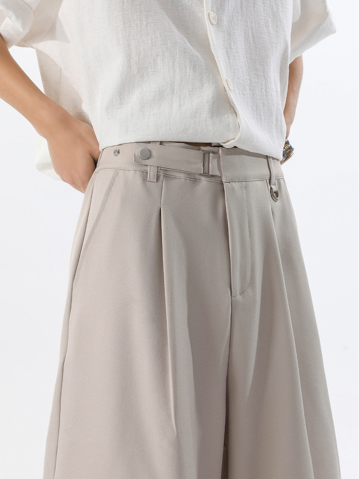 Belts Adjustable Stereo Five Points Shorts