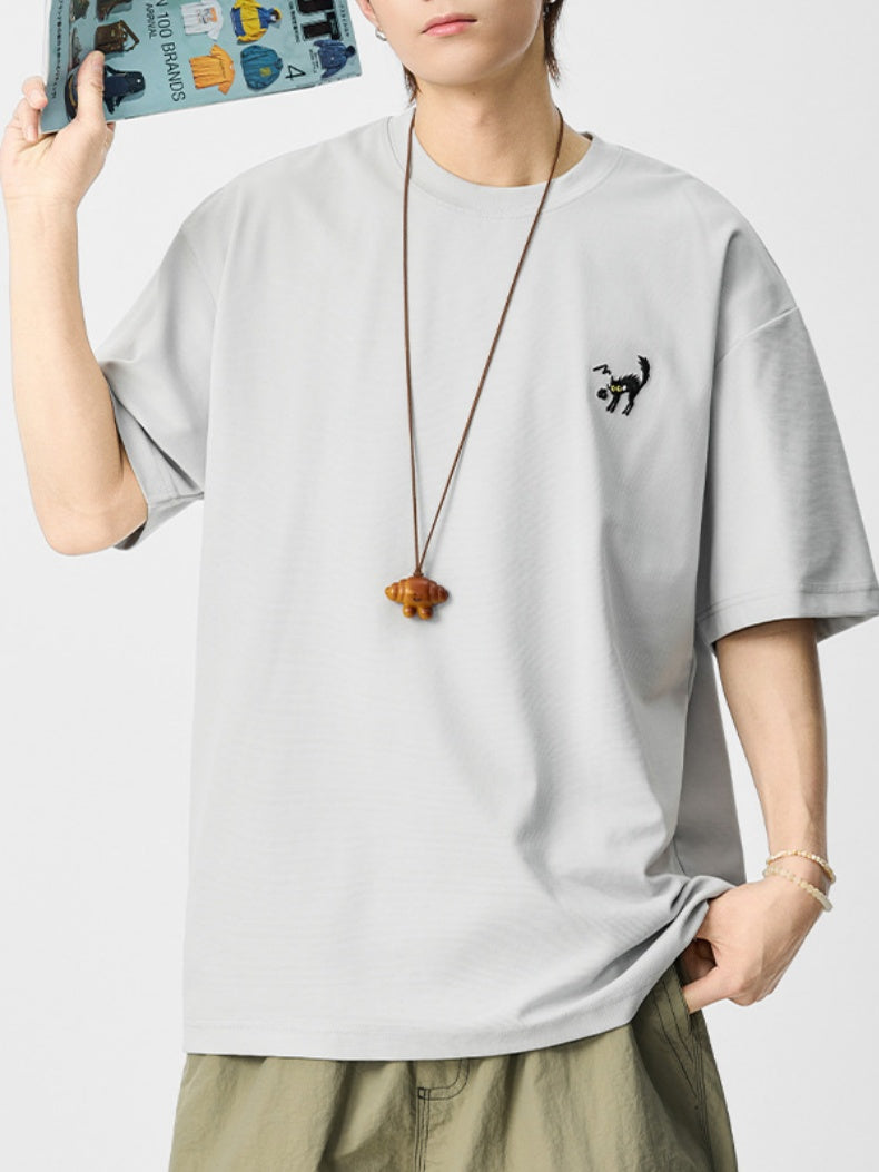 Embroidery Loose-fit T-shirts