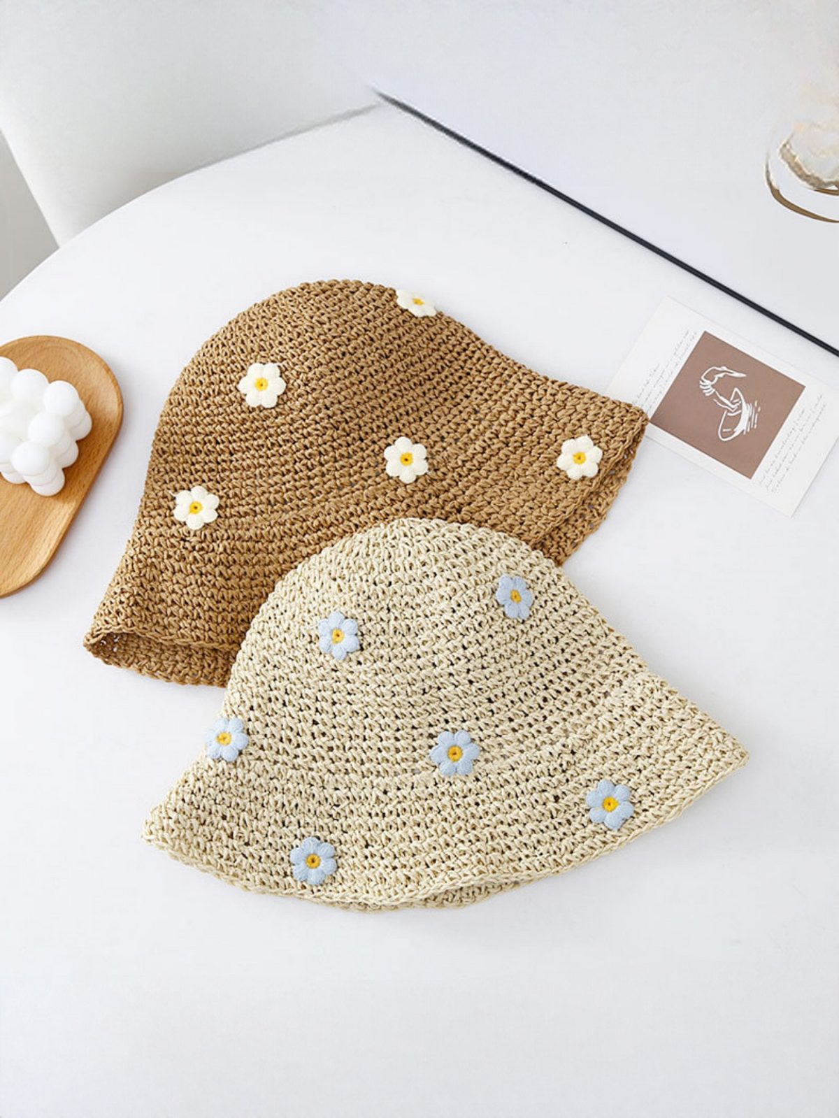 Little Flower Straw Hat