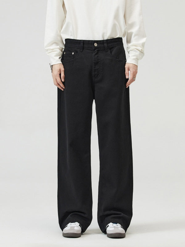 Vintage Simple Straight-fit Pants