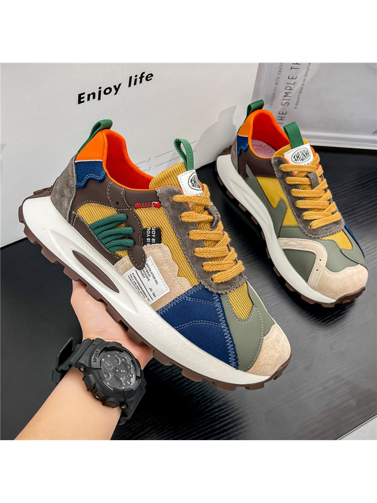 Liber Four Seasons Multicolor Men's Casual Sports Shoes