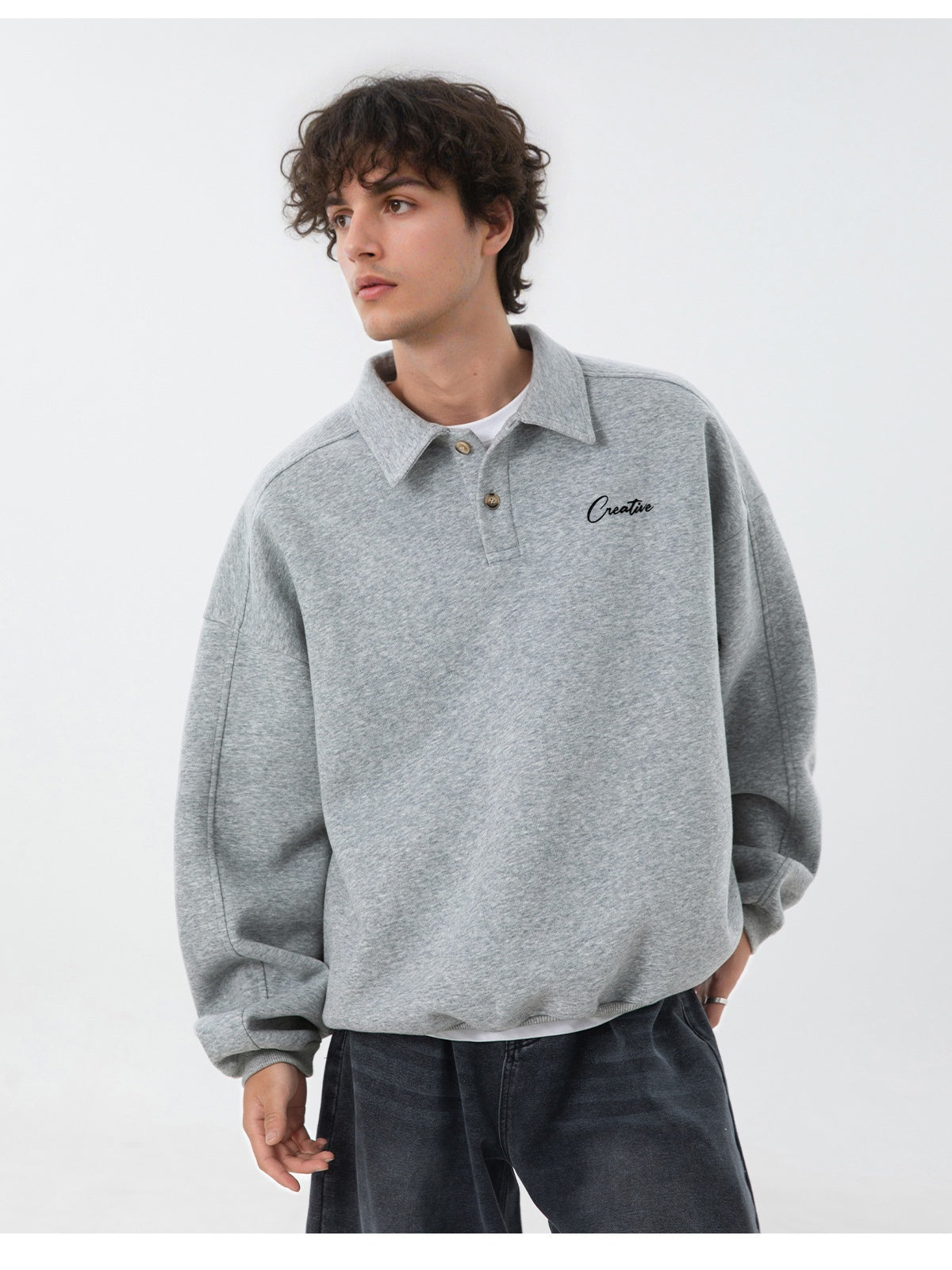 Liber Autumn Men's Letter Sweatshirts