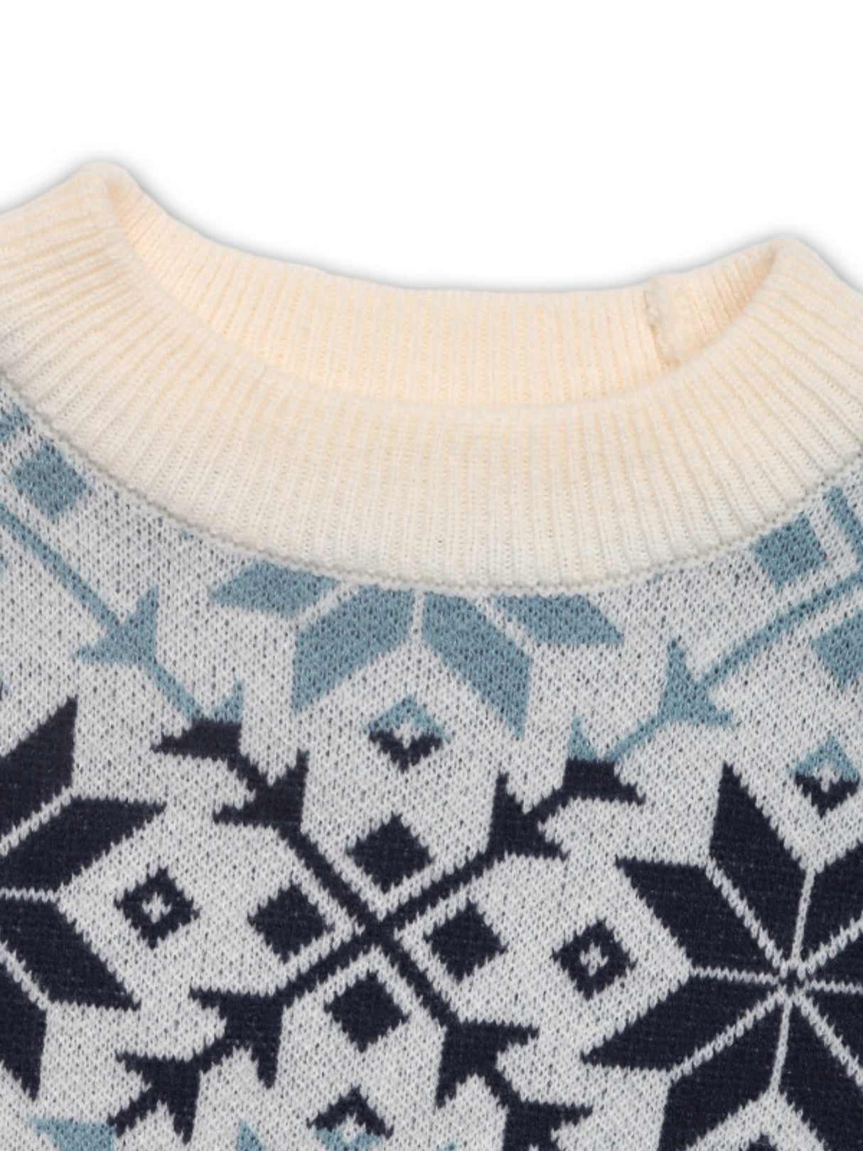 Christmas Snowflake Retro Round Neck Bottoming Top Sweater