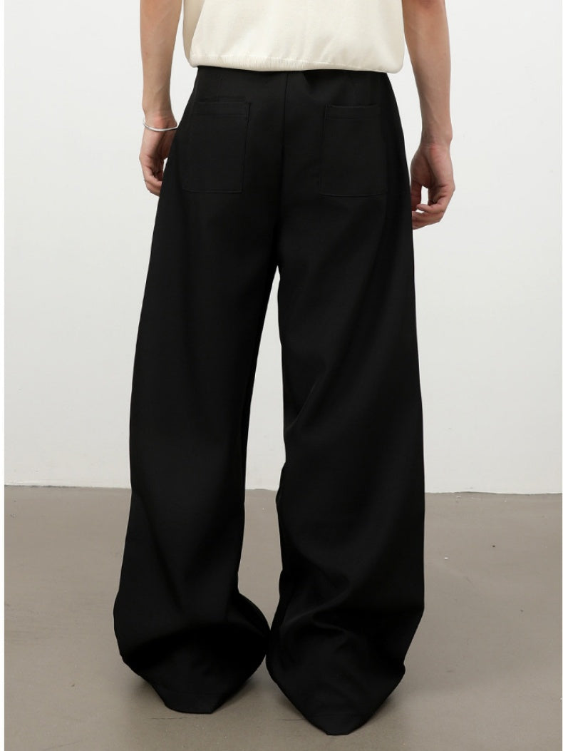 Classic Wide-leg A-shape Dress Pants Pants
