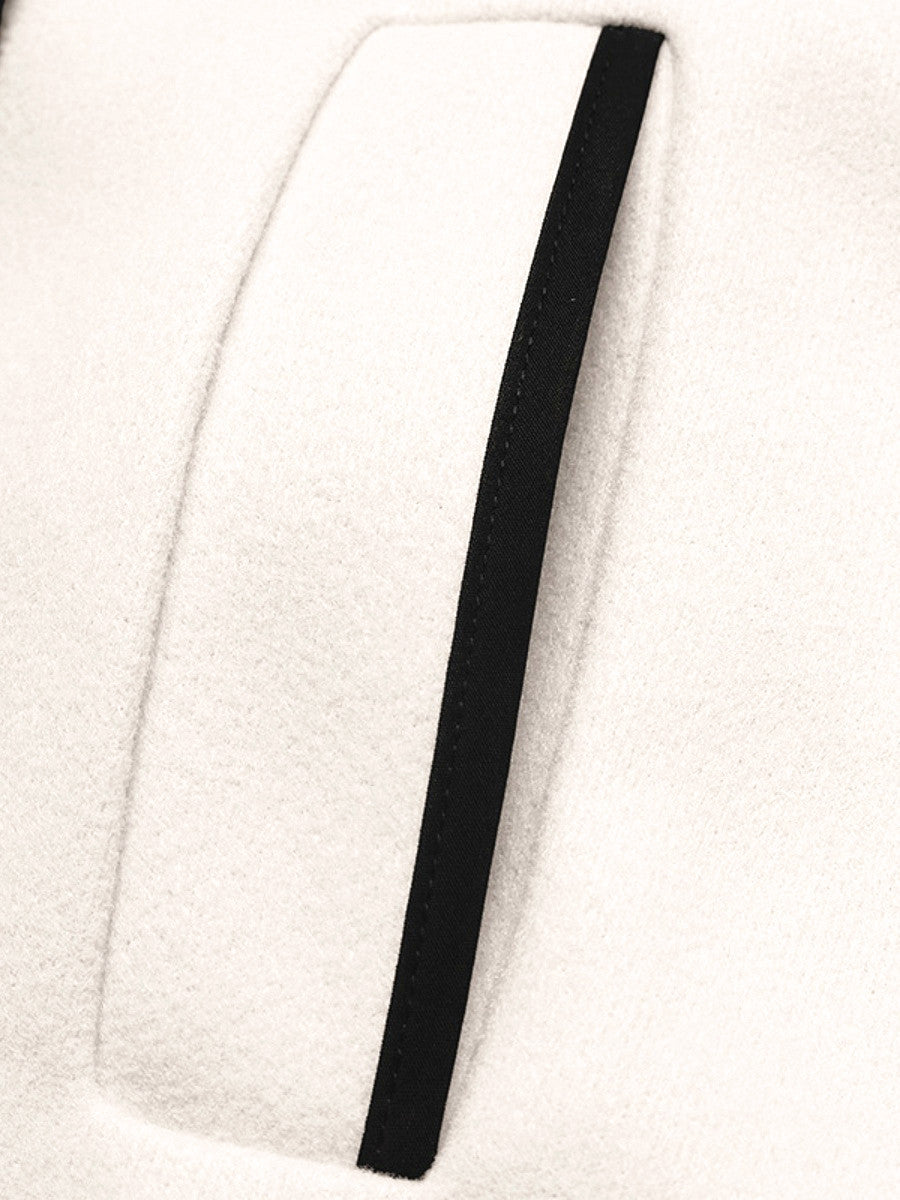 Short Hemming Splicing Elegant Coat