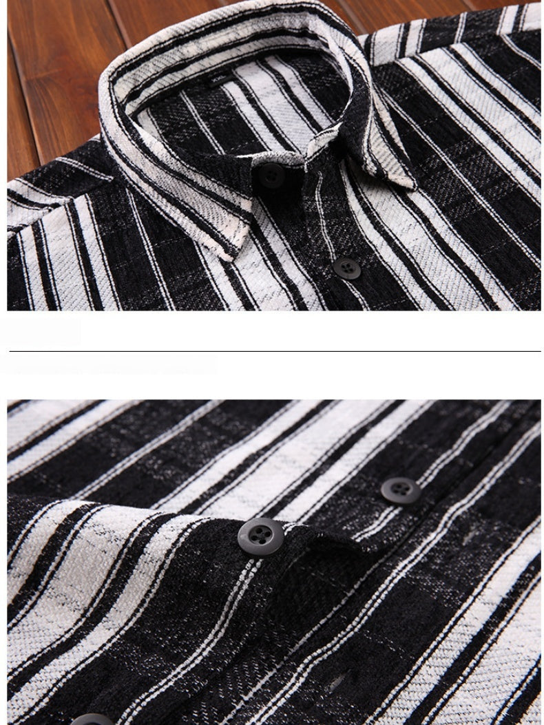 Stripes Plaid Shirts