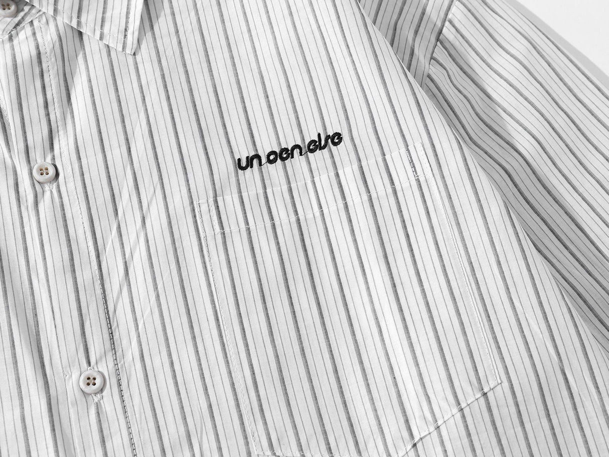 Liber Autumn Neutral wear Tie Stripes Shirts