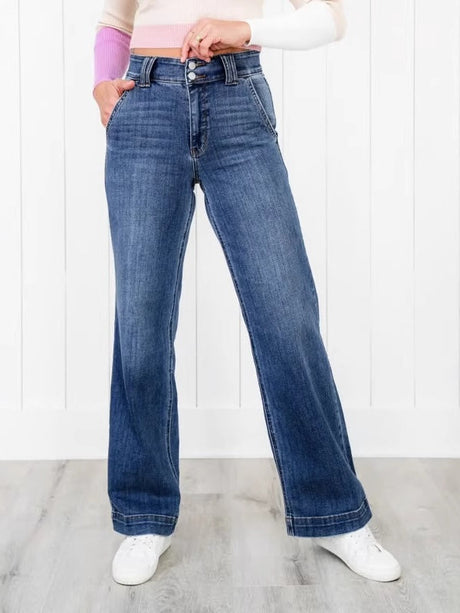 Liber Spring Women's Old Jeans