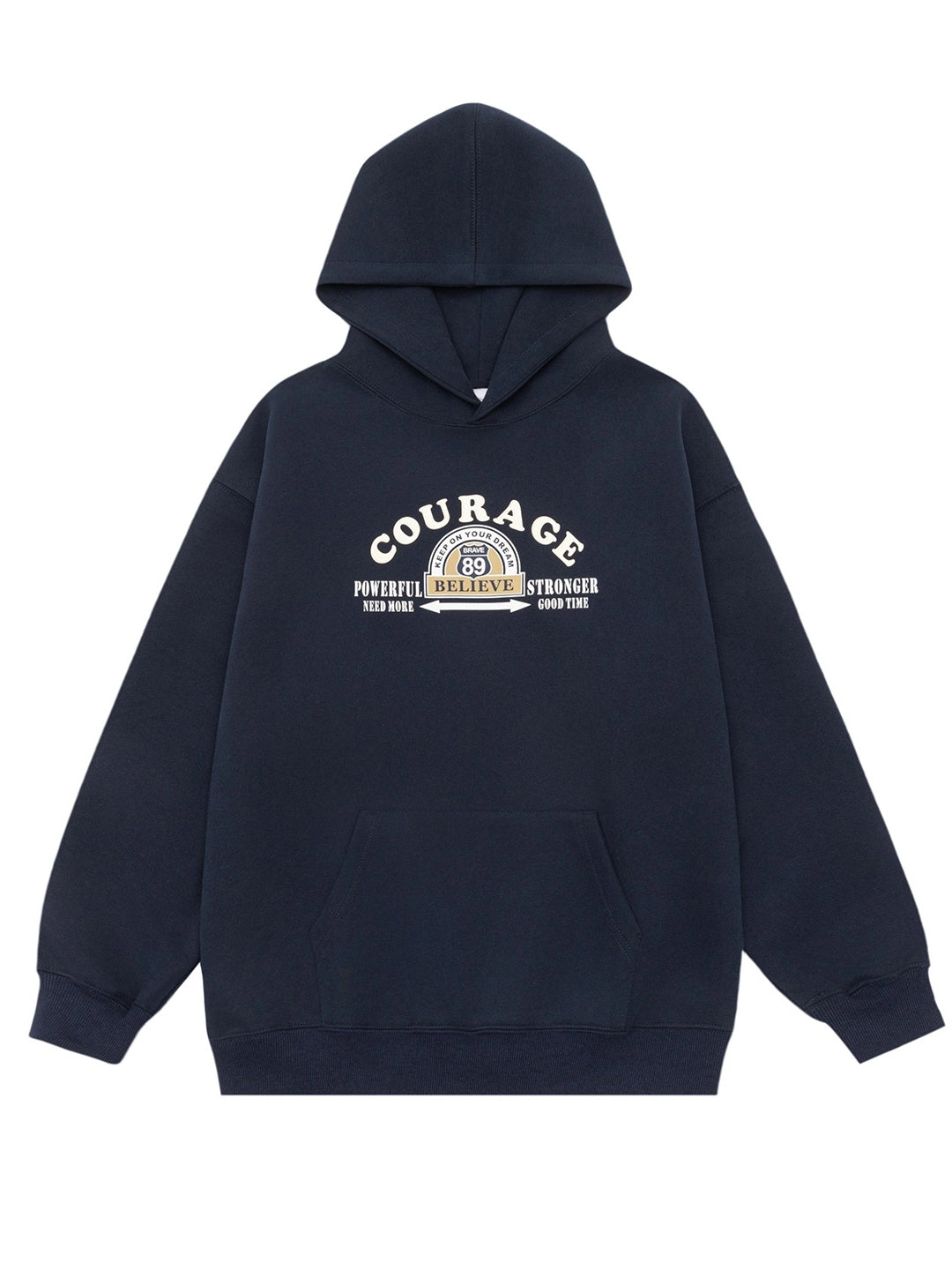 Letter Print Hooded Sweatshirts&Hoodies