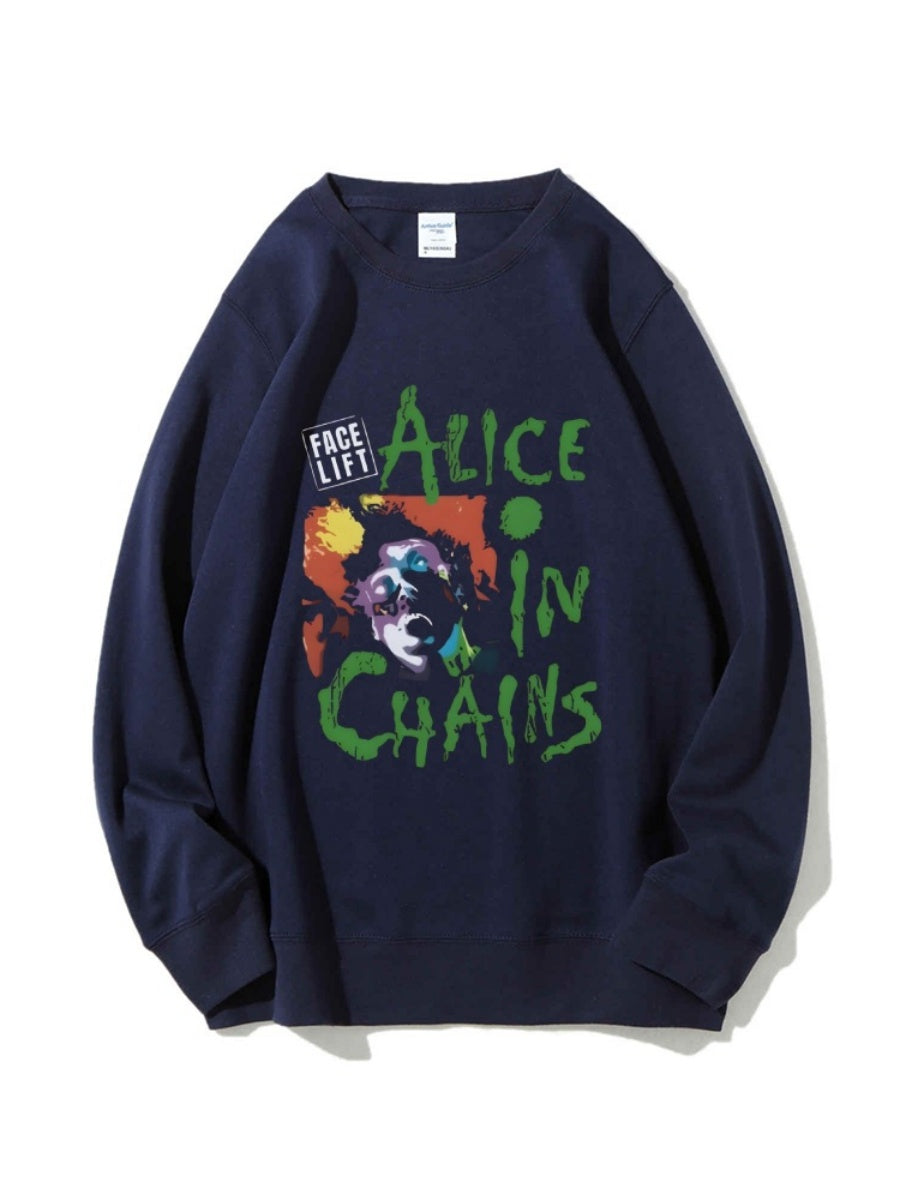 Rock And Roll Printed Sweatshirt