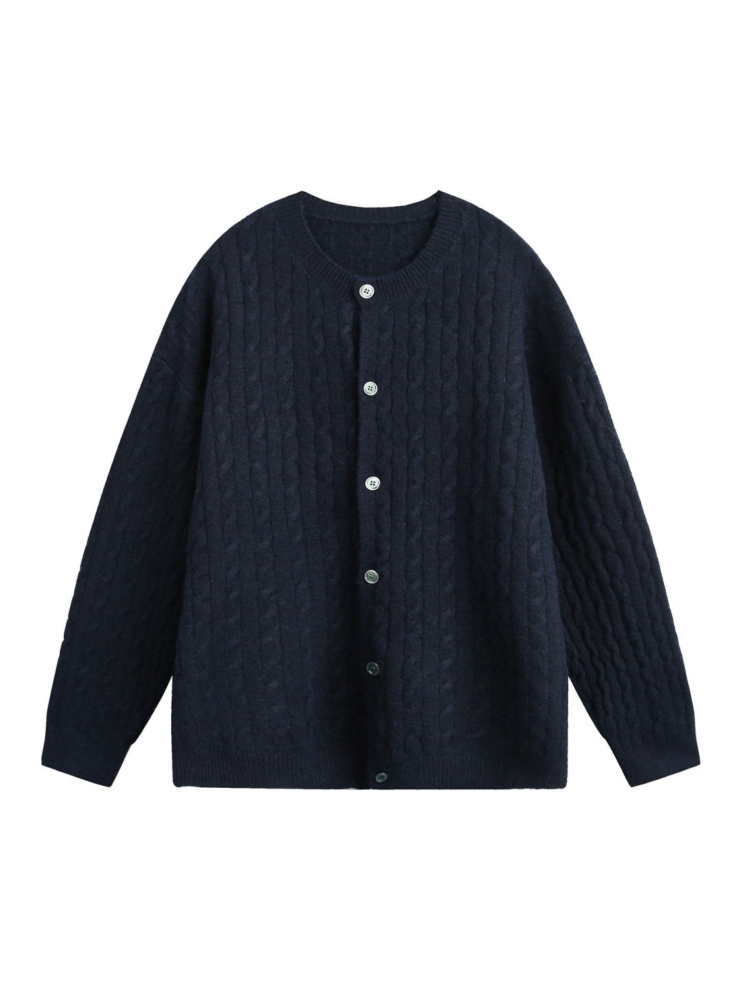 4 Colors Round Neck Cardigans