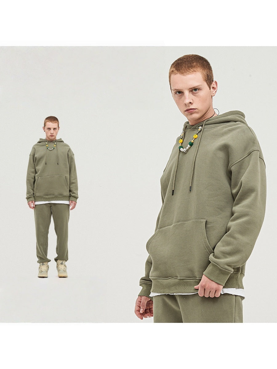 Liber Autumn Neutral Thin Fleece Hoodie